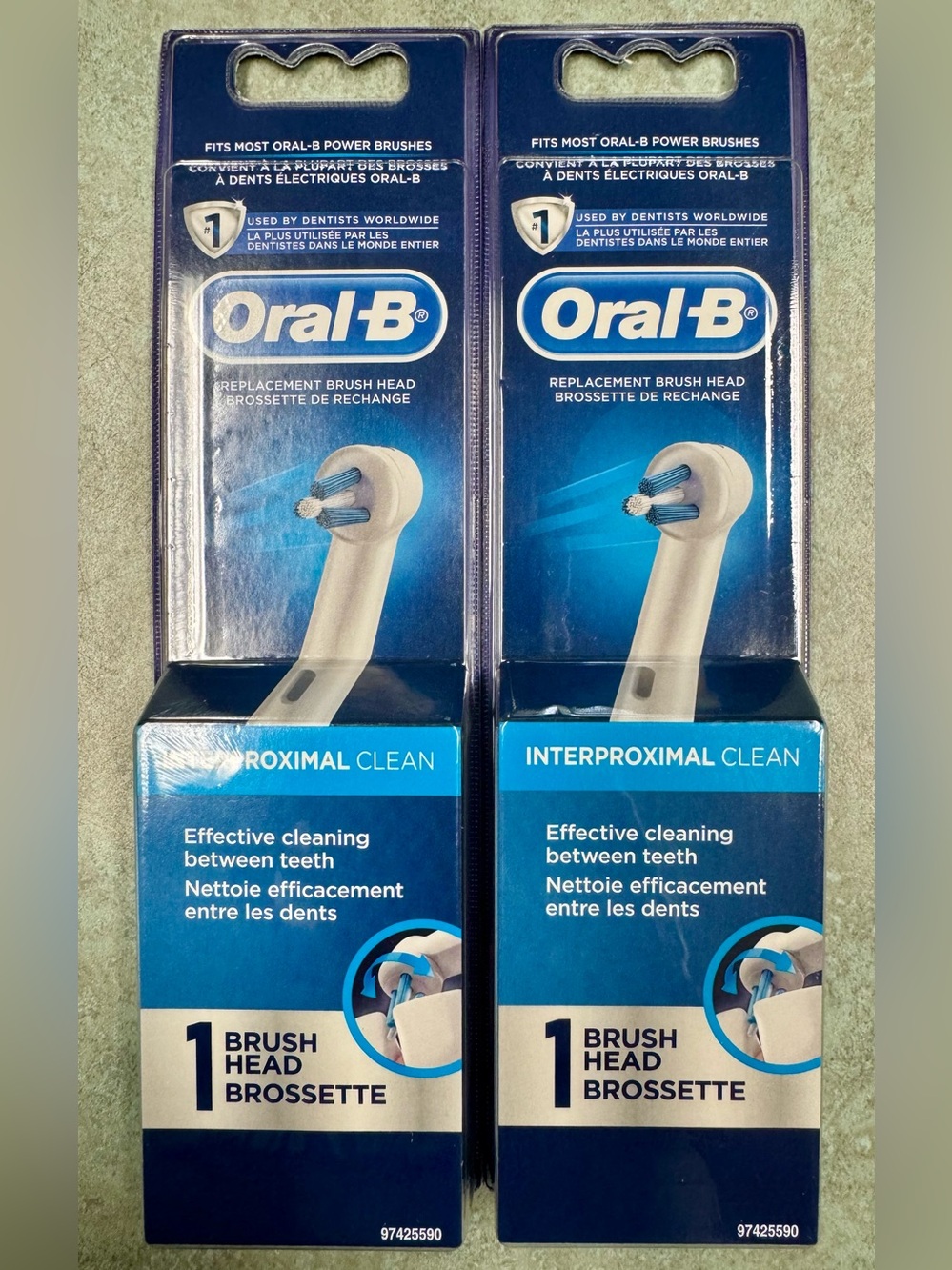 Oral-B Interproximal Clean Replacement Brush Heads - set of 2